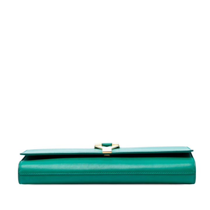 Saint Laurent Chyc Ligne Pochette Cuir