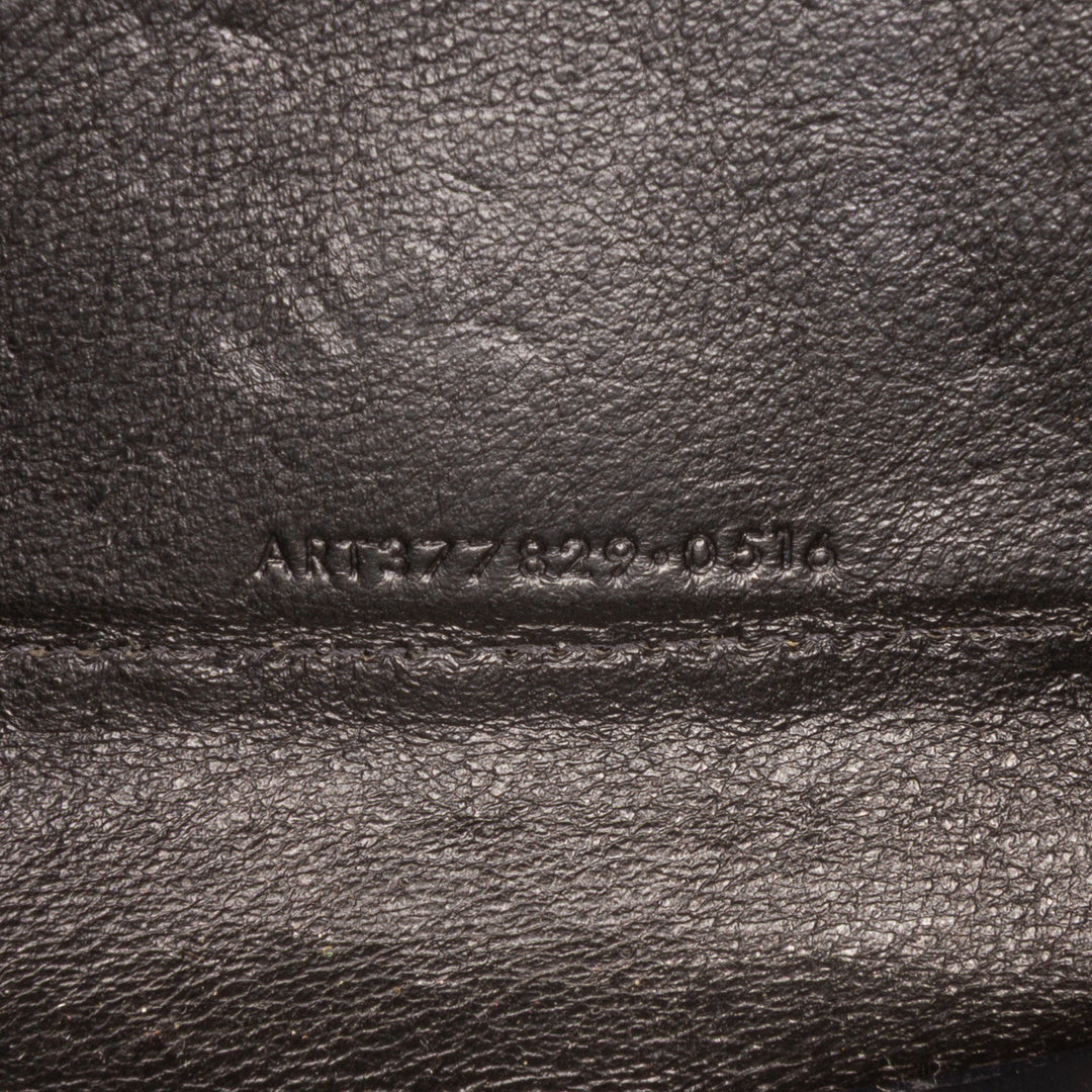 Saint Laurent Daim Monogram Kate Chain Wallet Vert – GABY PARIS Authentique