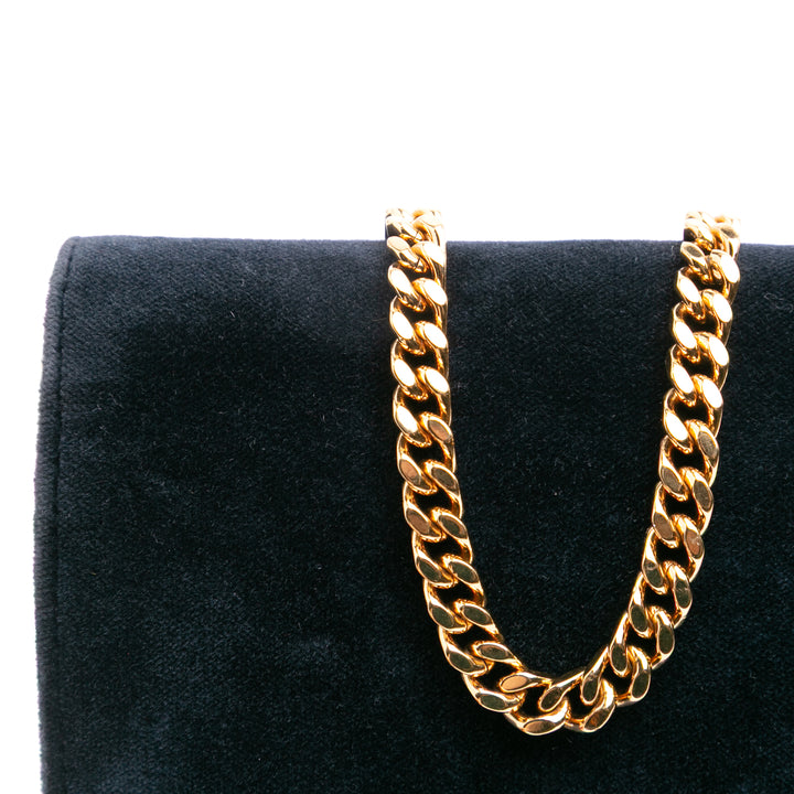 Saint Laurent Daim Monogram Kate Chain Wallet Vert – GABY PARIS Authentique