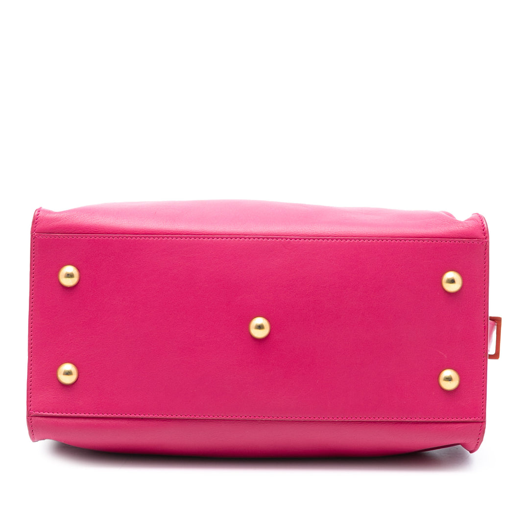 Saint Laurent Small Cuir de veau Cabas Chyc Sac