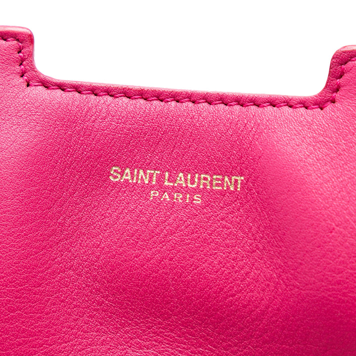 Saint Laurent Small Cuir de veau Cabas Chyc Sac