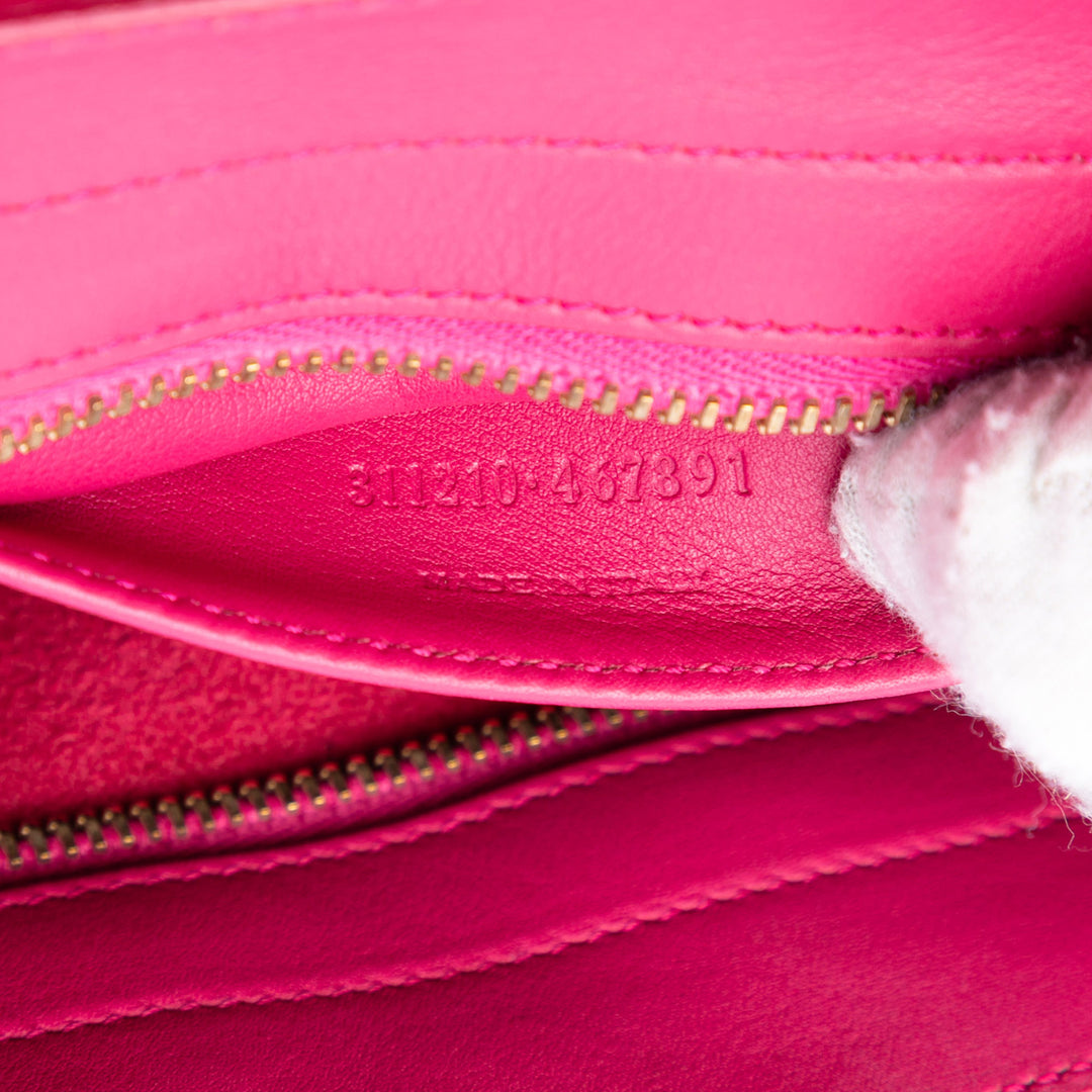 Saint Laurent Small Cuir de veau Cabas Chyc Sac