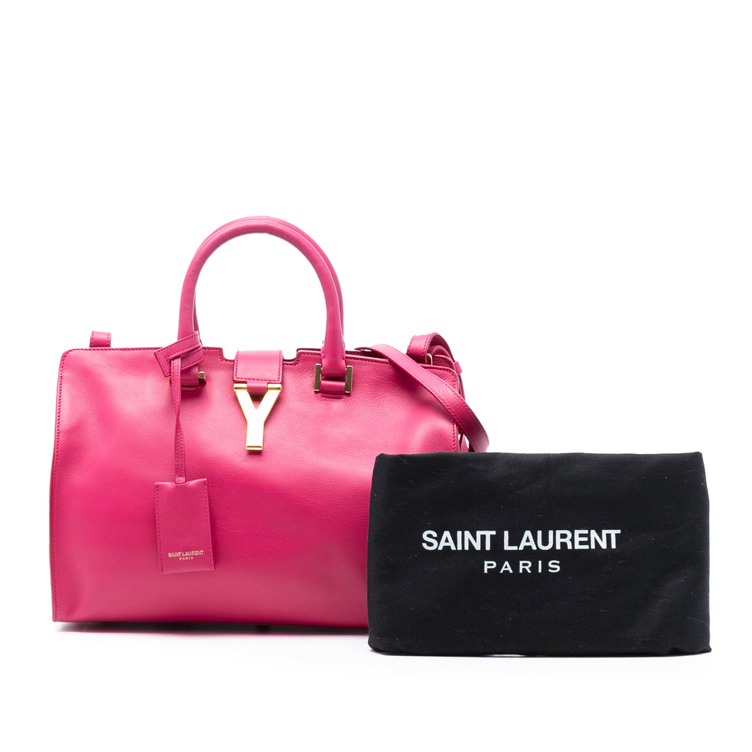 Saint Laurent Small Cuir de veau Cabas Chyc Sac