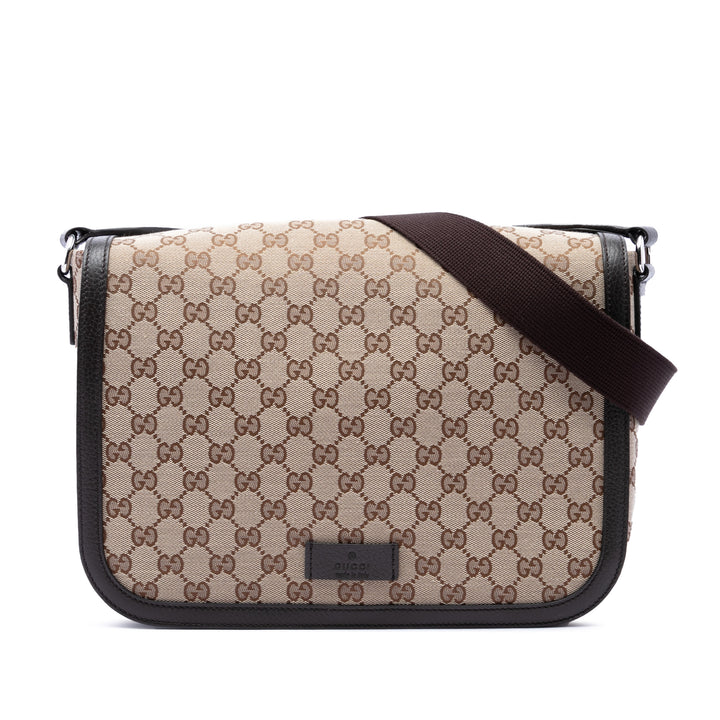 GG à rabat Sac Beige