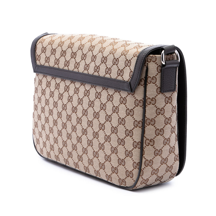 GG à rabat Sac Beige