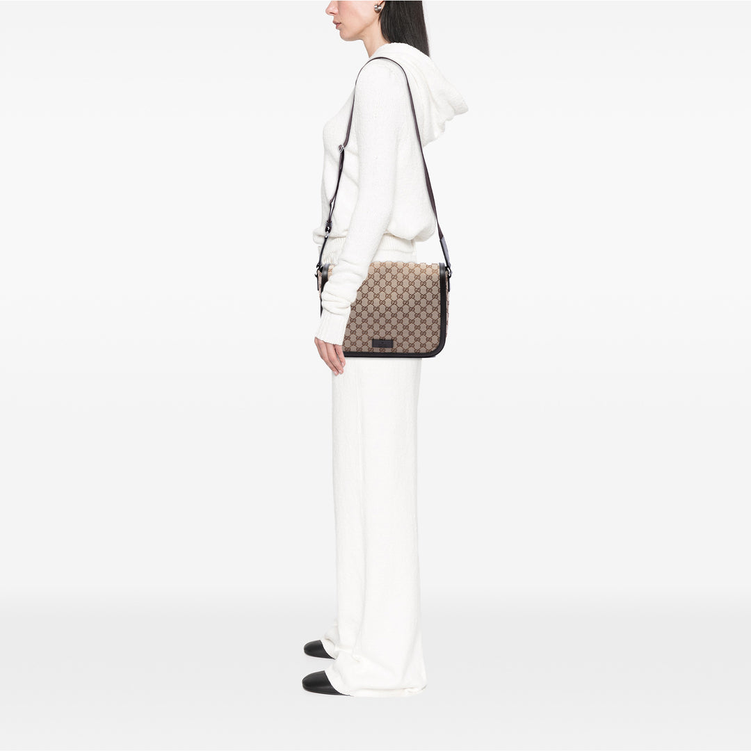 GG à rabat Sac Beige