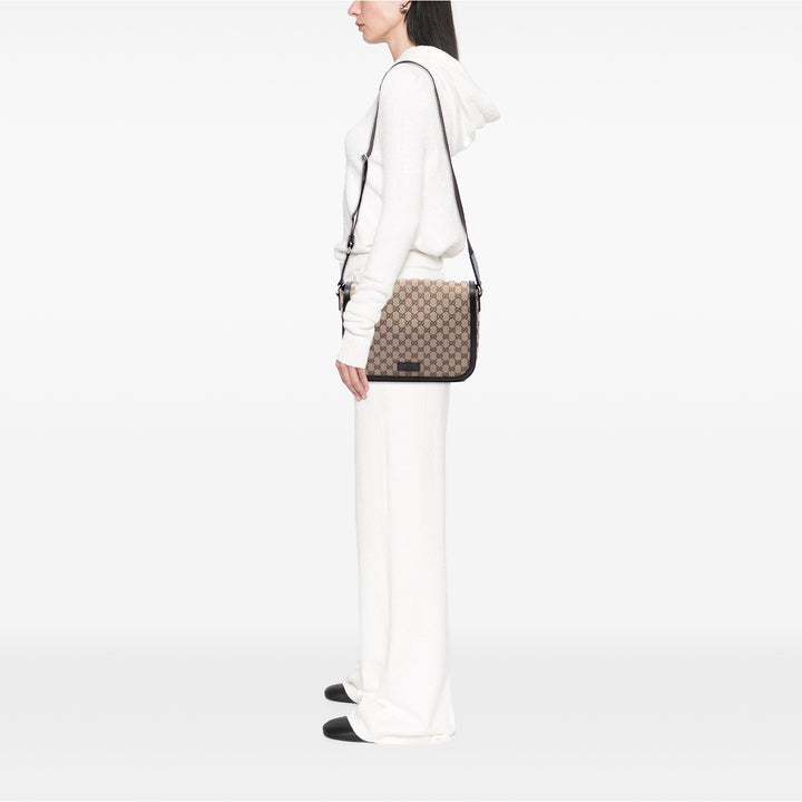 GG à rabat Sac Beige