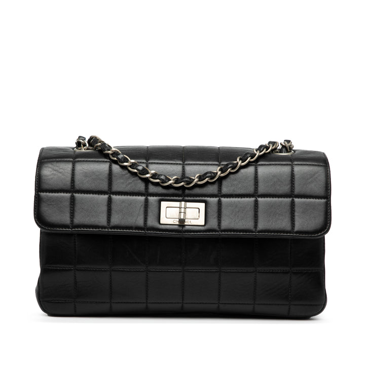 Chanel Chocolate Bar Cuir d’agneau Reissue Multipocket Flap Noir – GABY PARIS Authentique