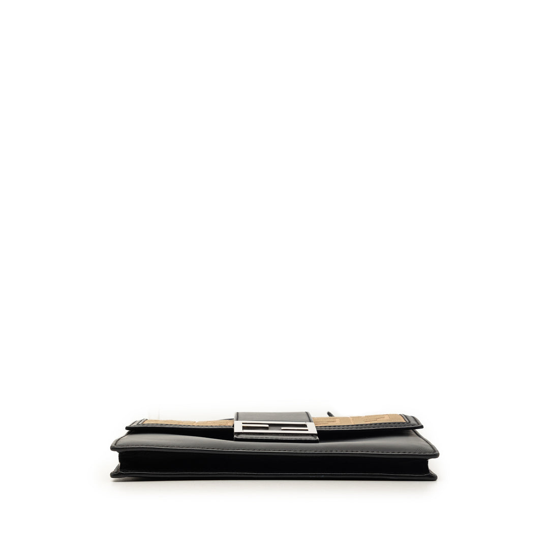 Fendi FF 1974 Plat Baguette Sac Cuir de veau