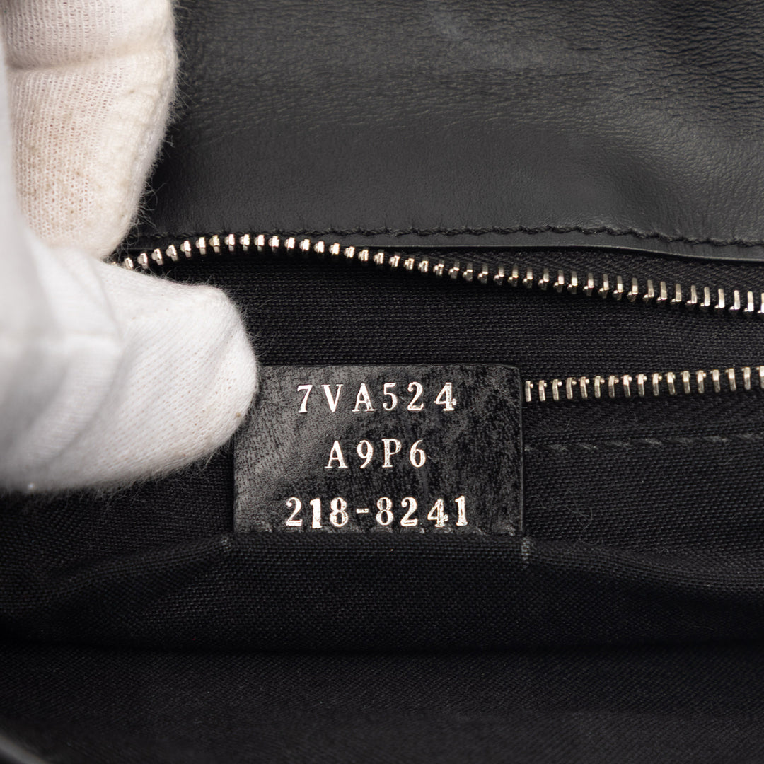 Fendi FF 1974 Plat Baguette Sac Cuir de veau