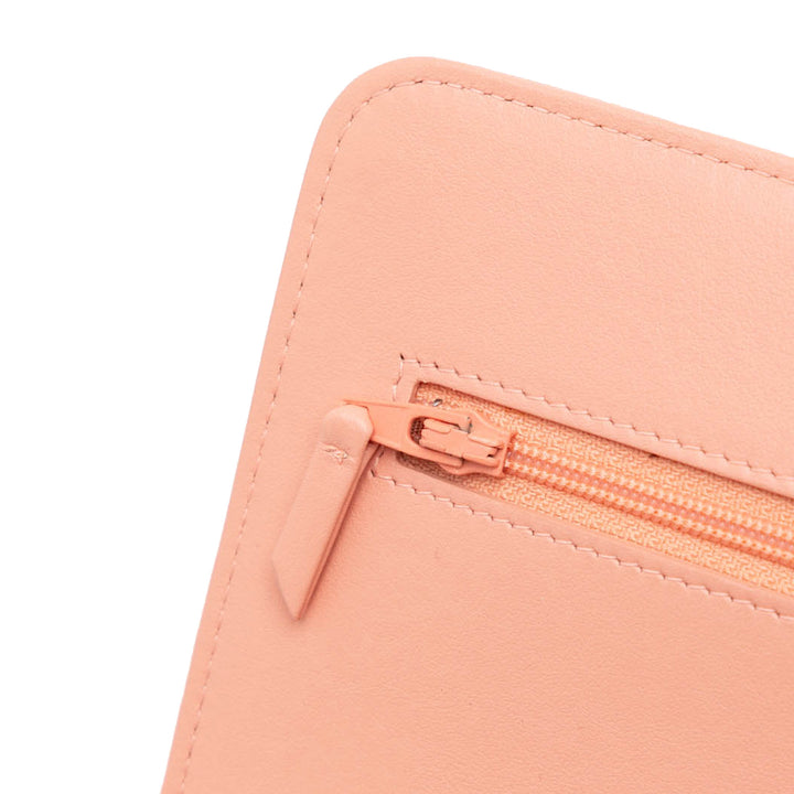Quilted Caviar Boy Wallet on Chain Pink - Gaby Paris