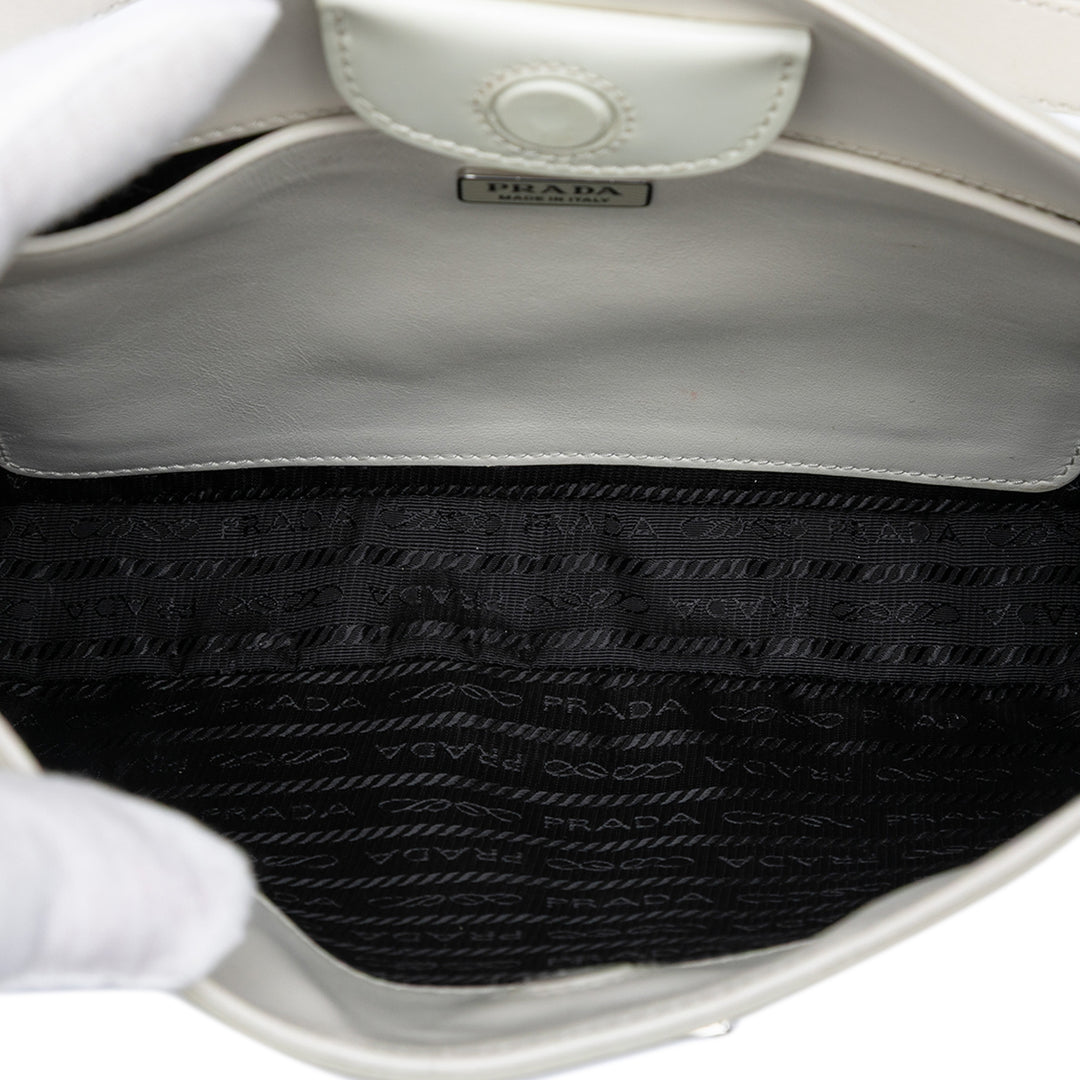 Prada Spazzolato Cuir Cleo Sac bandoulière