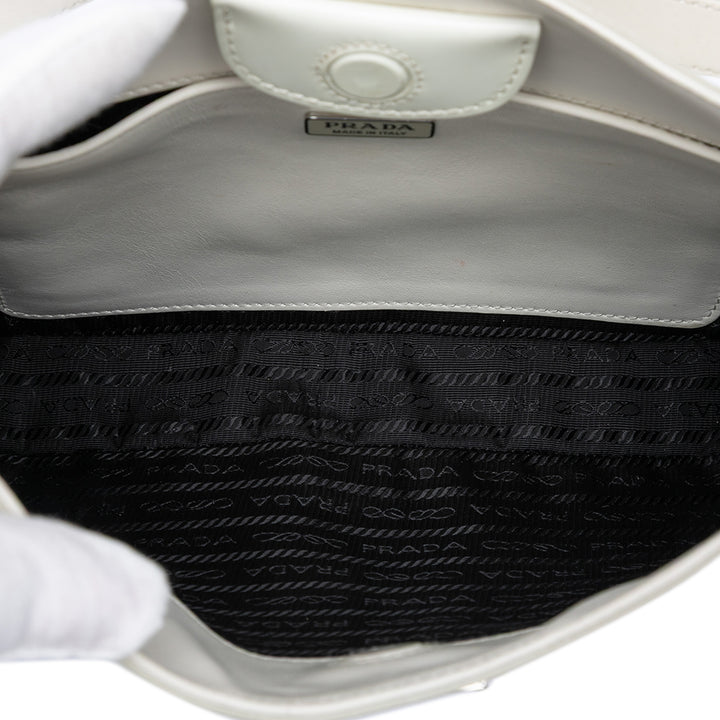 Prada Spazzolato Cuir Cleo Sac bandoulière