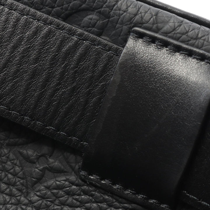 Louis Vuitton Monogram Taurillon Uniformes Solar Ray Soft Pochette Volga Belt Bag Noir – GABY PARIS Authentique
