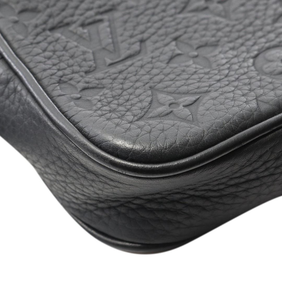Louis Vuitton Monogram Taurillon Uniformes Solar Ray Soft Pochette Volga Belt Bag Noir – GABY PARIS Authentique