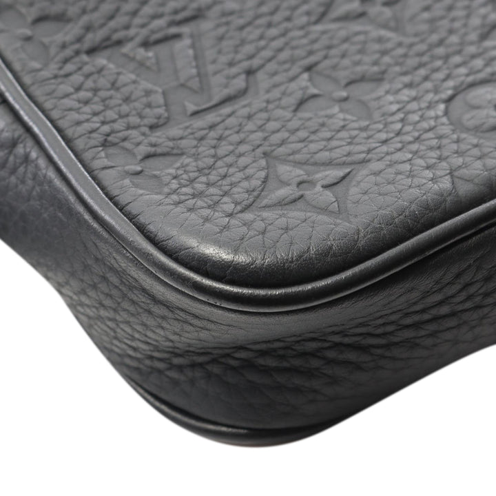 Louis Vuitton Monogram Taurillon Uniformes Solar Ray Soft Pochette Volga Belt Bag Noir – GABY PARIS Authentique
