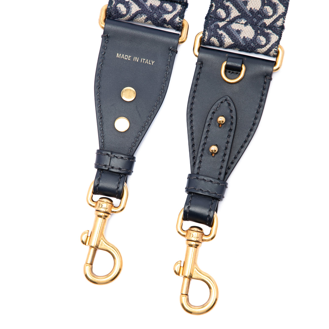 Dior brodé Bandoulière Toile Oblique