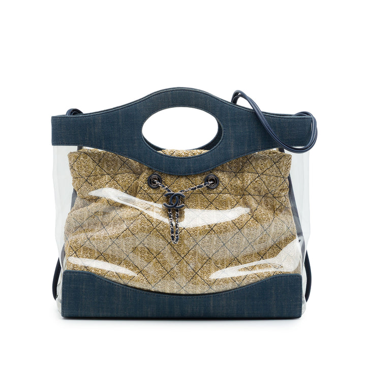 Chanel Cabas PVC et 31 Jean Bleu – vue principale – GABY PARIS