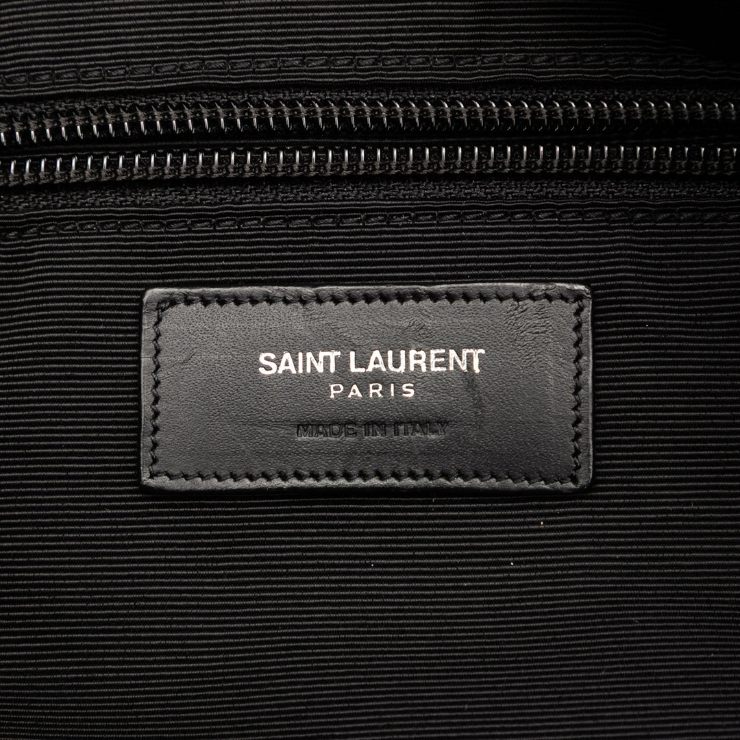 Saint Laurent Croc embossé Cuir Sac à dos