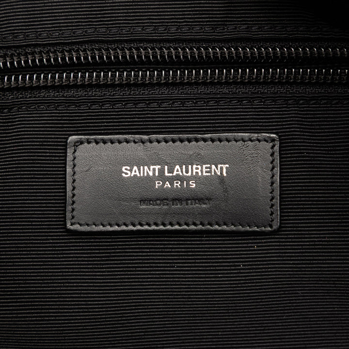 Saint Laurent Croc embossé Cuir Sac à dos