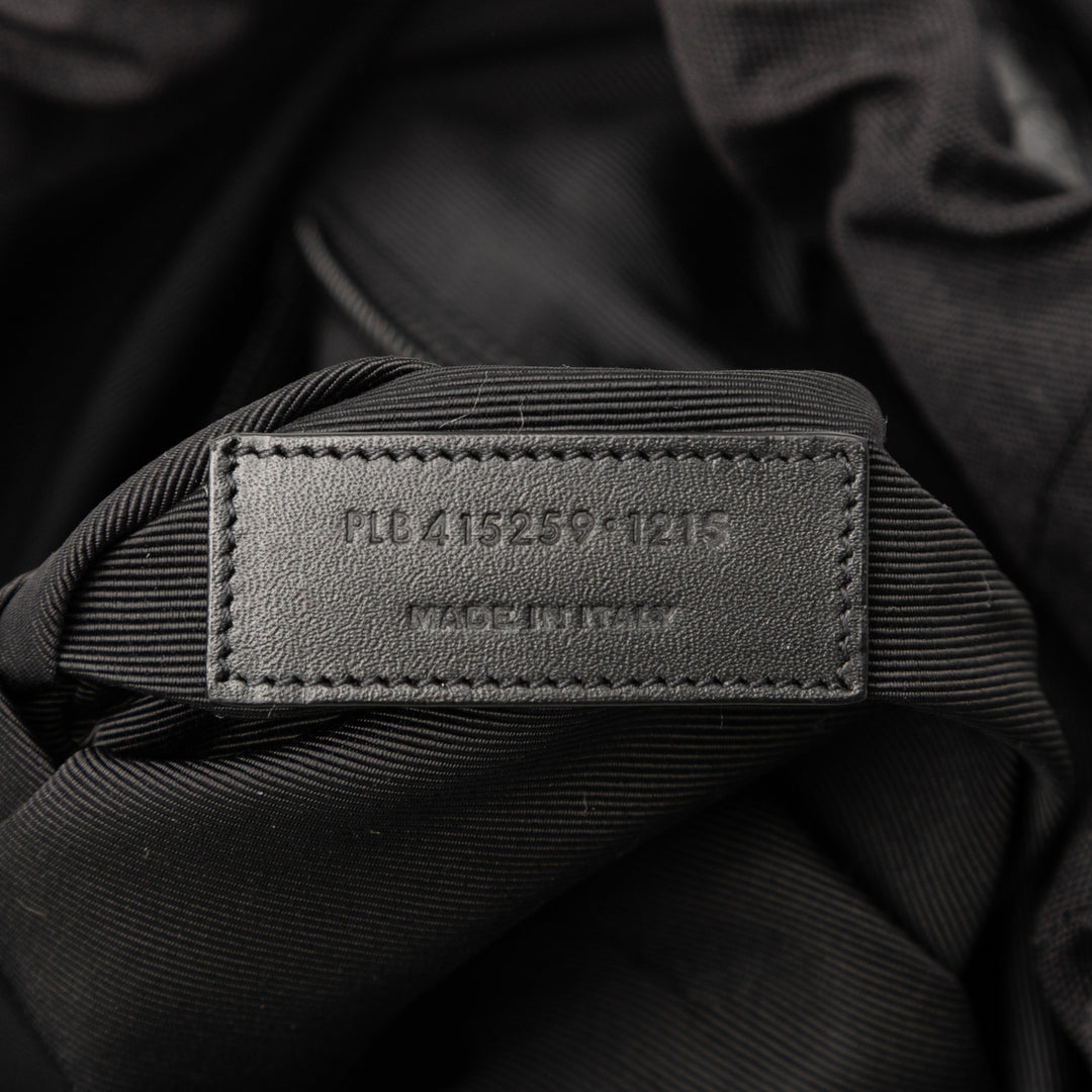 Saint Laurent Croc embossé Cuir Sac à dos