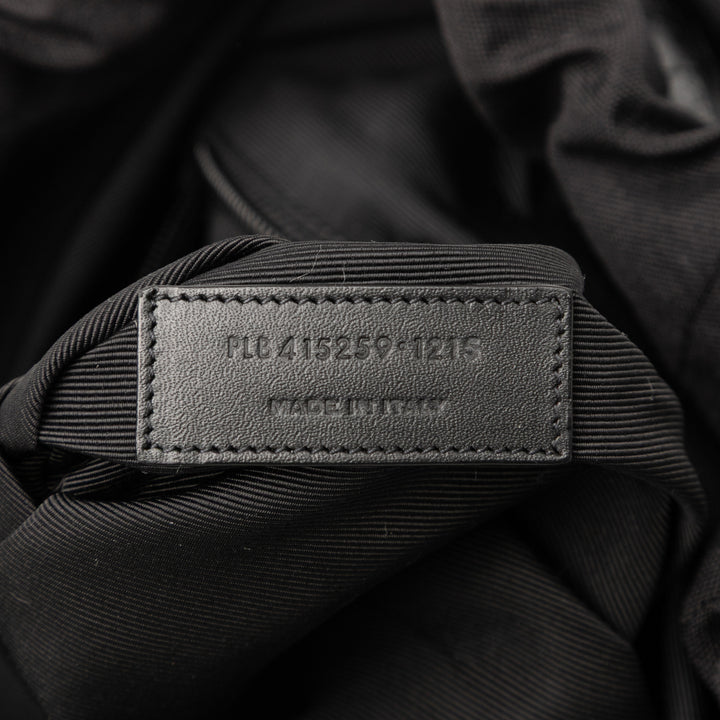 Saint Laurent Croc embossé Cuir Sac à dos