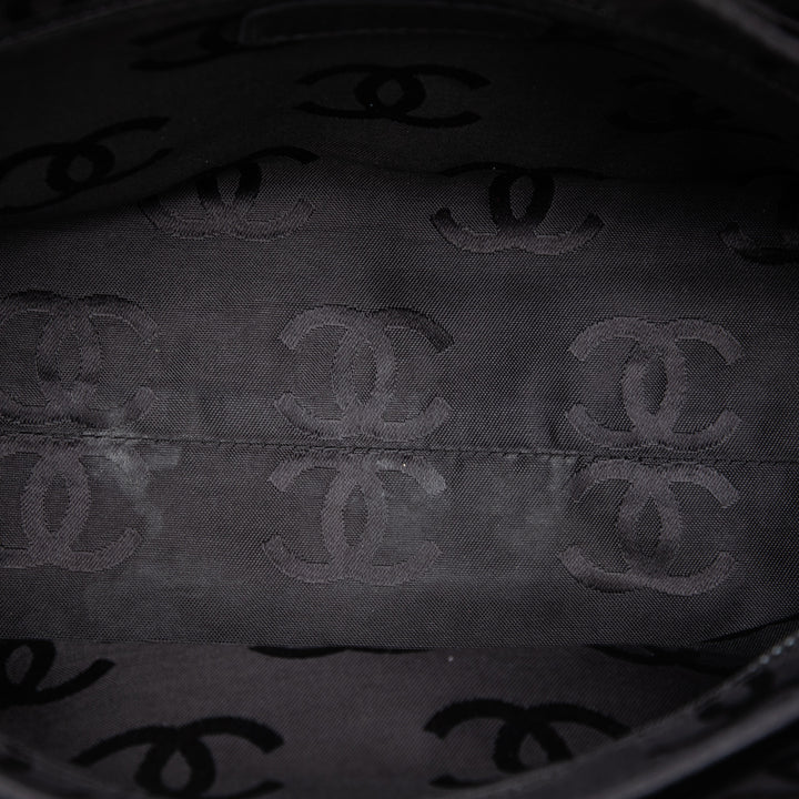 Chanel CC Matelassé Wild Stitch à rabat Daim