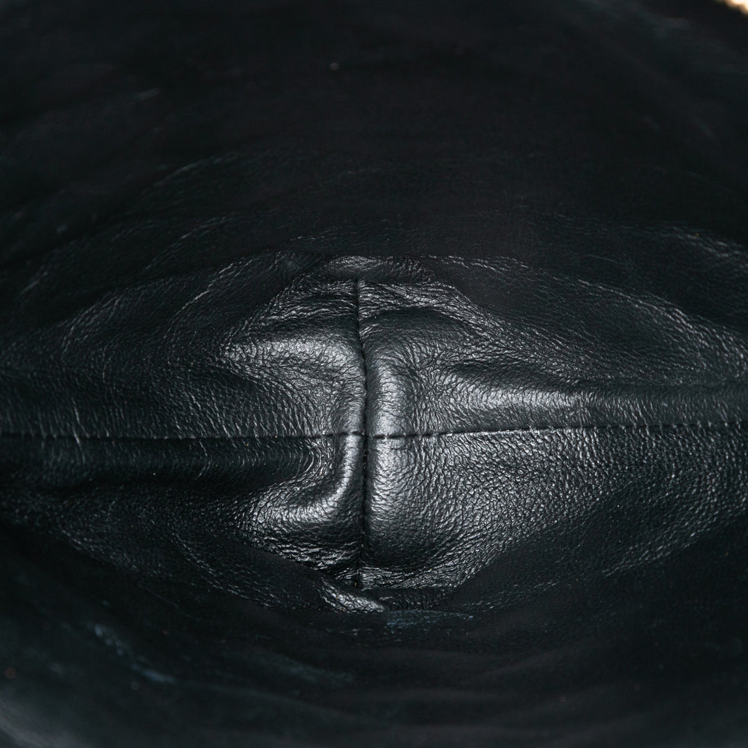 Saint Laurent Large Matelassé Cuir d’agneau Sade Triangle Pochette