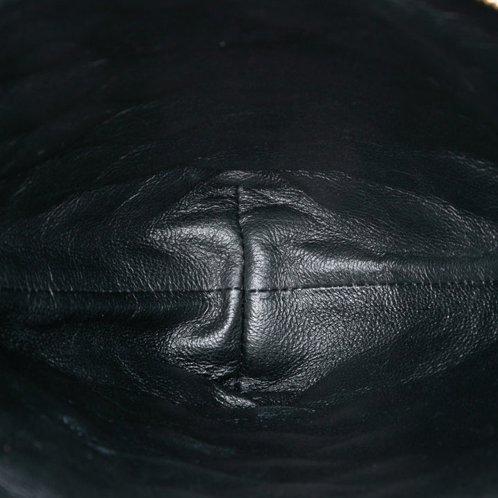 Saint Laurent Large Matelassé Cuir d’agneau Sade Triangle Pochette