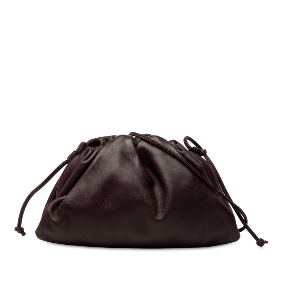 Bottega Veneta Pochette The Mini Cuir d'agneau Violet – vue principale – GABY PARIS
