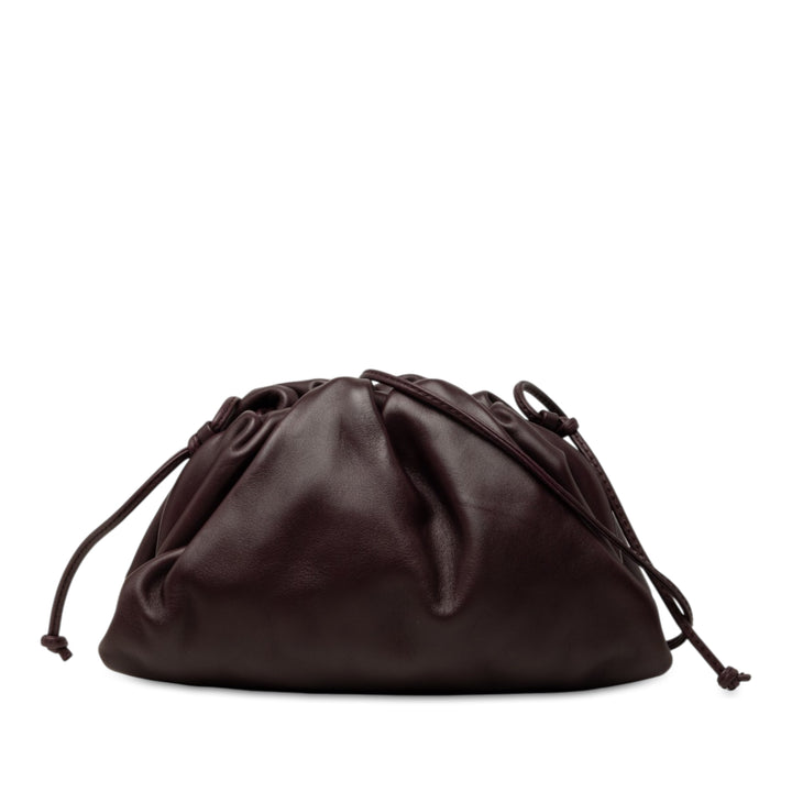 Bottega Veneta Pochette The Mini Cuir d'agneau Violet – vue principale – GABY PARIS