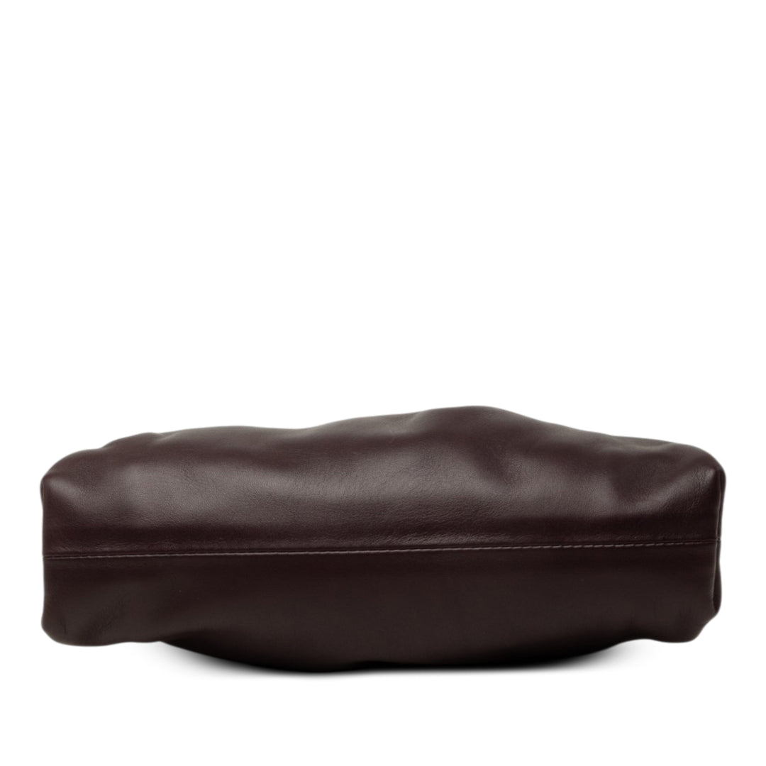 Bottega Veneta Pochette The Mini Cuir d'agneau Violet – vue 3 – GABY PARIS