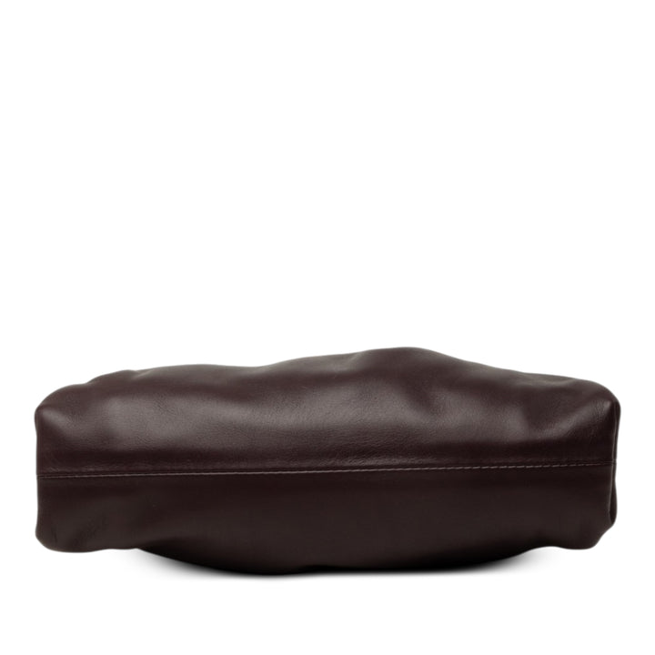 Bottega Veneta Pochette The Mini Cuir d'agneau Violet – vue 3 – GABY PARIS