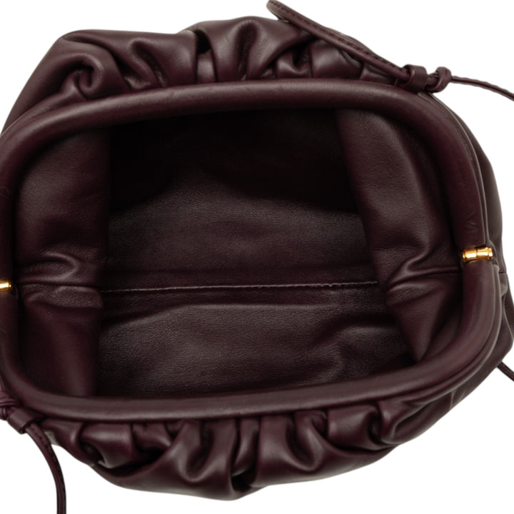 Bottega Veneta Pochette The Mini Cuir d'agneau Violet – vue 4 – GABY PARIS