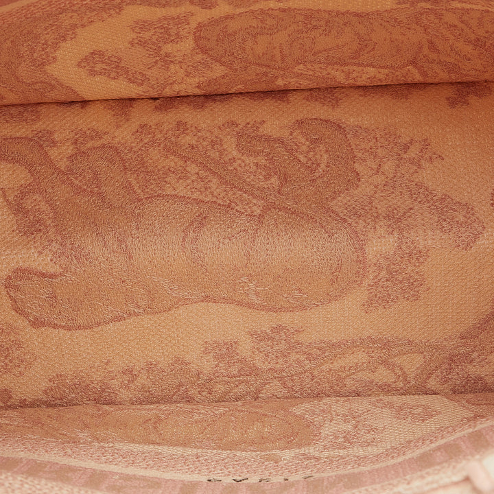 Medium Toile de Jouy Book Tote Pink - Gaby Paris