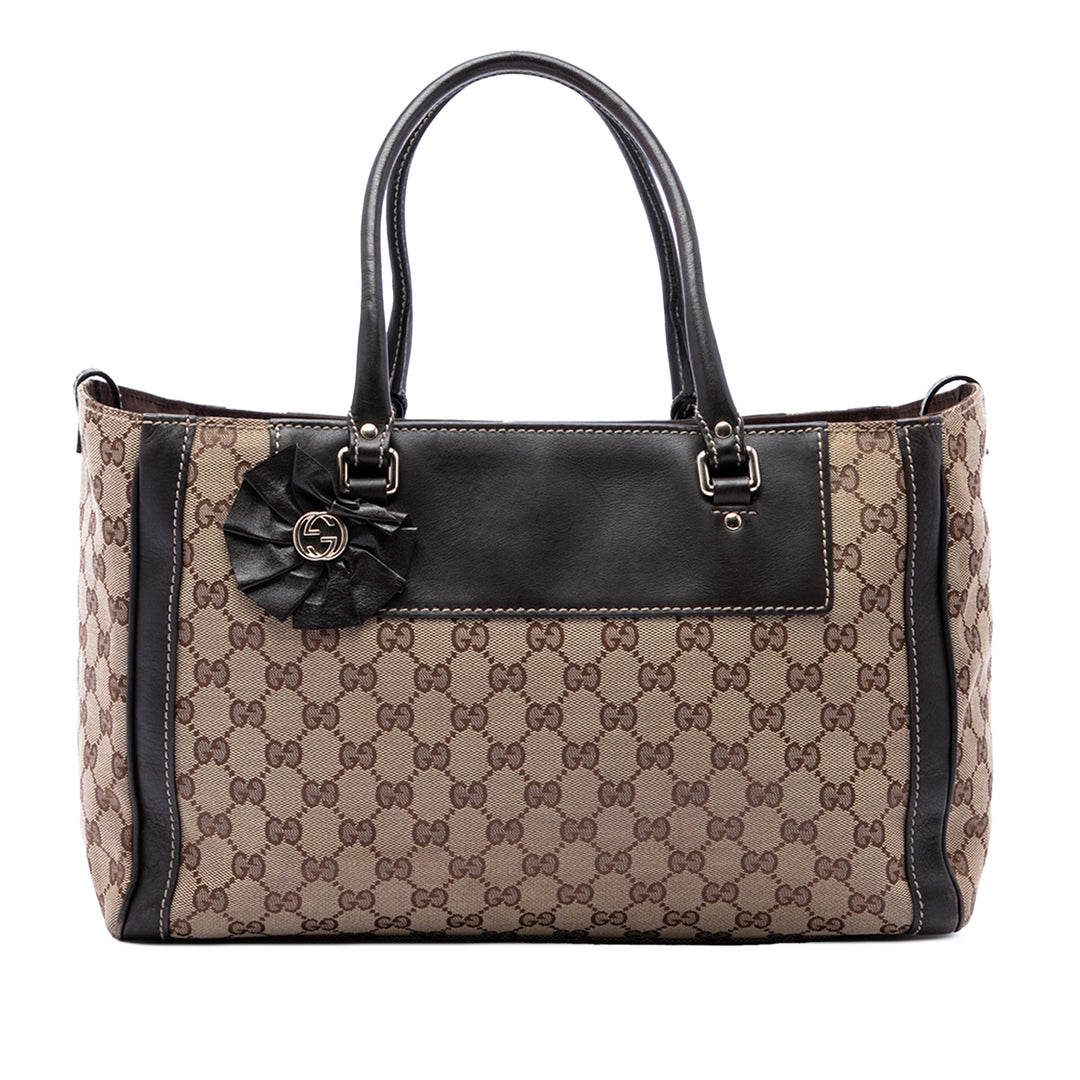 Gucci GG Trophy Cabas Marron