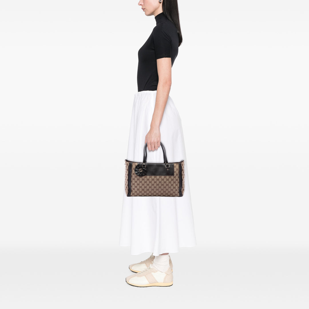 Gucci GG Trophy Cabas Marron