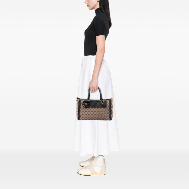Gucci GG Trophy Cabas Marron