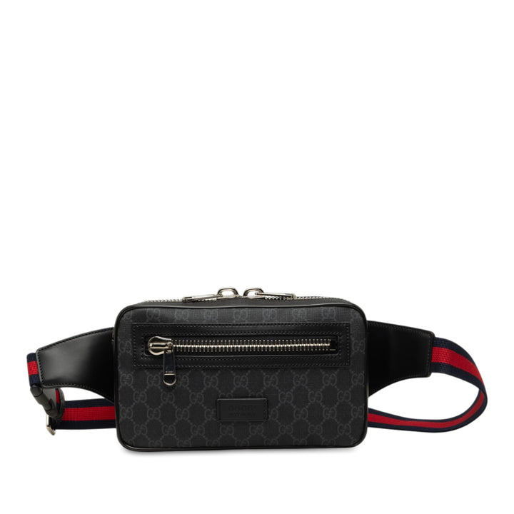 Gucci Web Sac ceinture GG Supreme Noir