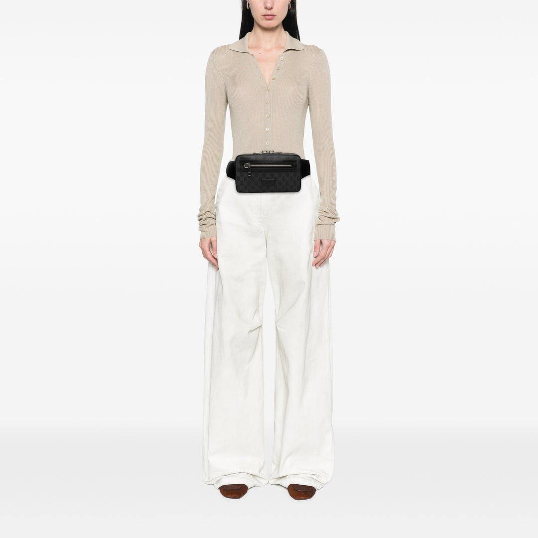 Gucci Web Sac ceinture GG Supreme Noir