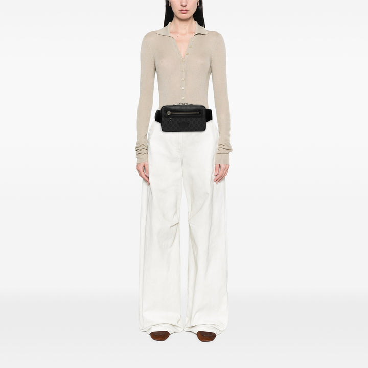 Gucci Web Sac ceinture GG Supreme Noir