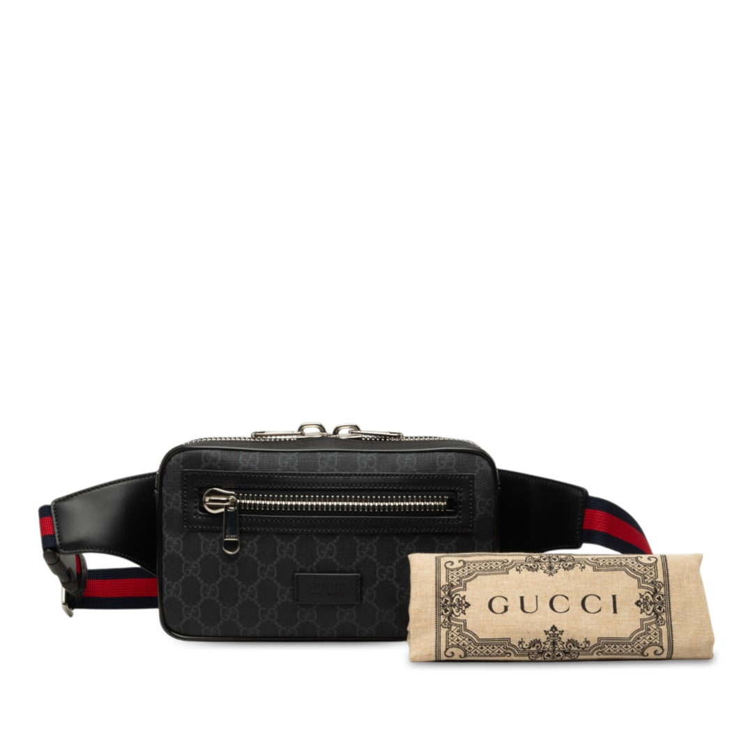 Gucci Web Sac ceinture GG Supreme Noir