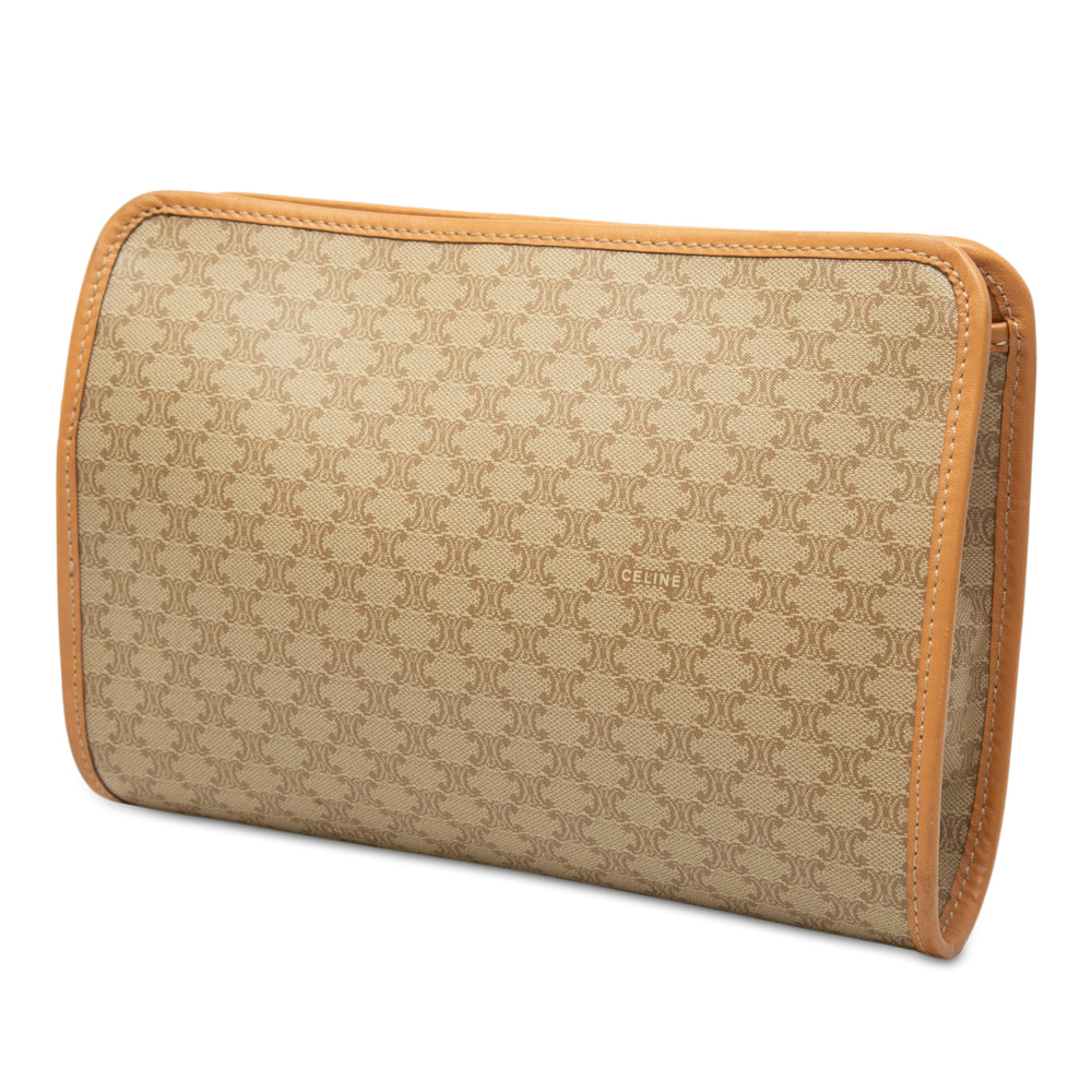 Celine Pochette Macadam Toile enduite Beige – vue 2 – GABY PARIS