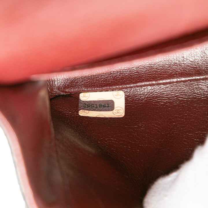 Medium Classic Lambskin Double Flap Black - Gaby Paris