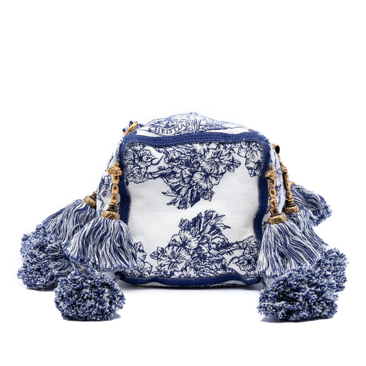 Dior Toile brodé Reve d Infini D Bubble Bucket Sac