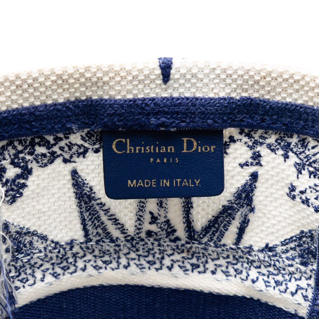 Dior Toile brodé Reve d Infini D Bubble Bucket Sac