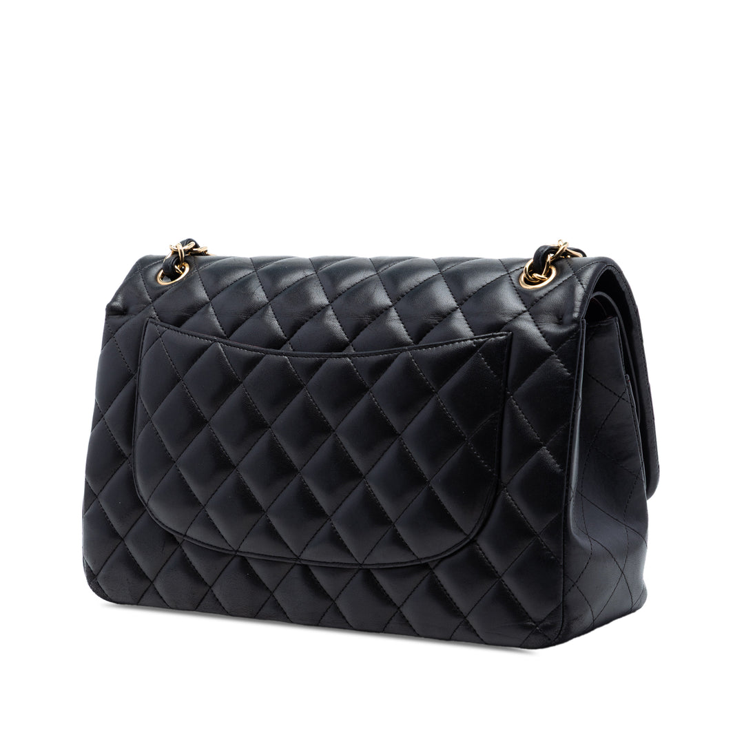 Chanel Jumbo Classic Cuir d’agneau Double rabat