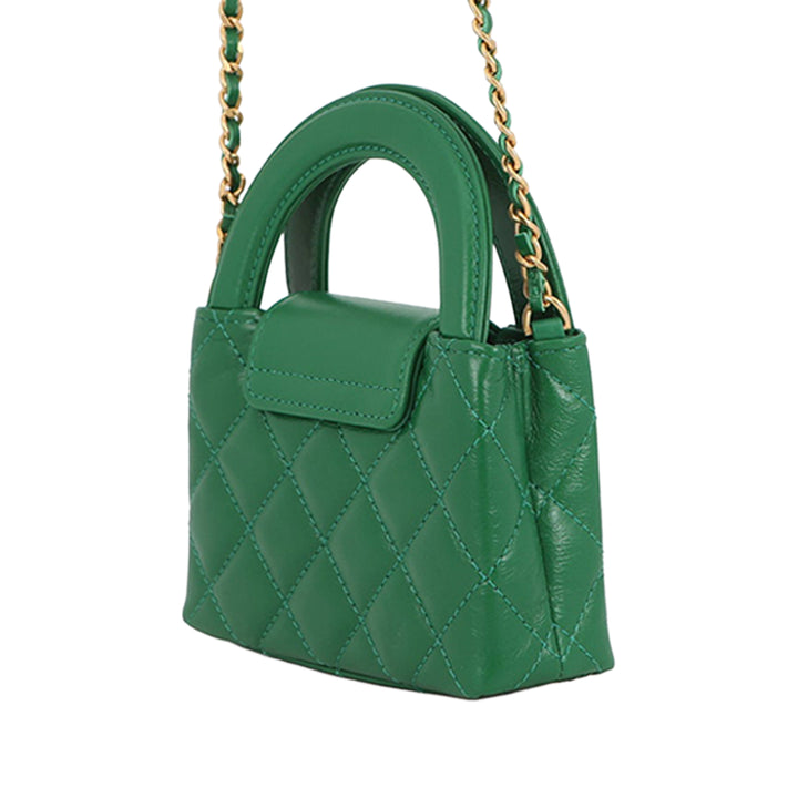 vieilli Kelly Cabas Nano Cuir de veau Vert