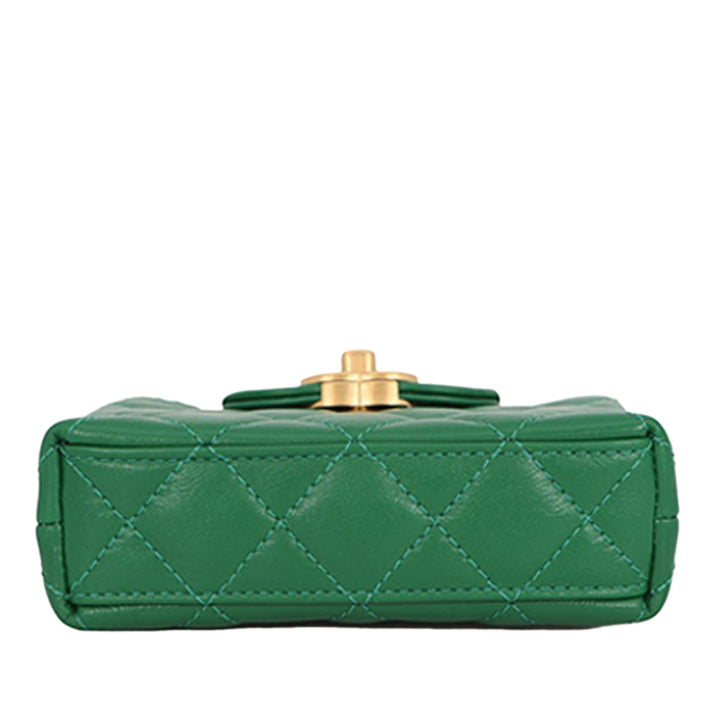 vieilli Kelly Cabas Nano Cuir de veau Vert