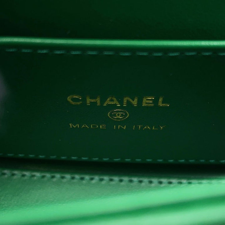 vieilli Kelly Cabas Nano Cuir de veau Vert